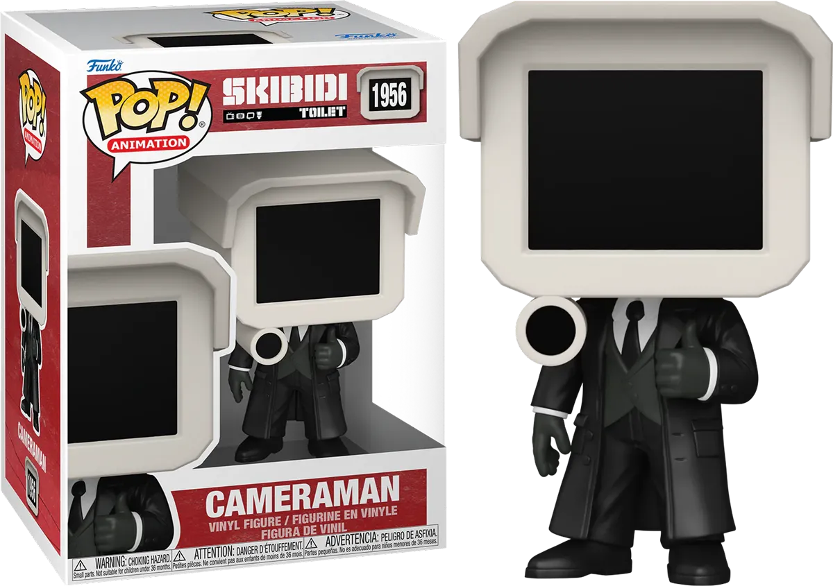FUN88835 Skibidi Toilet - Cameraman Pop! Vinyl - Funko - Titan Pop Culture