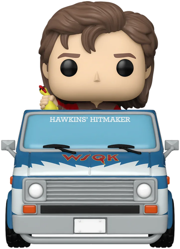 Stranger Things - Steve with Squawk Van US Exclusive Pop! Ride [RS]