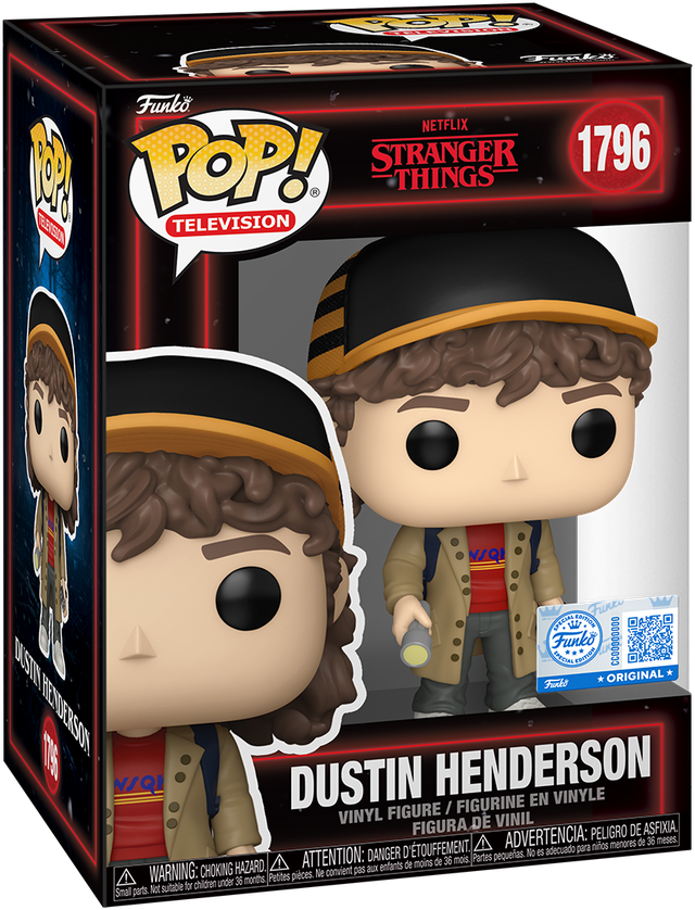 Stranger Things - Dustin Henderson (with Torch) US Exclusive Pop! Vinyl [RS]