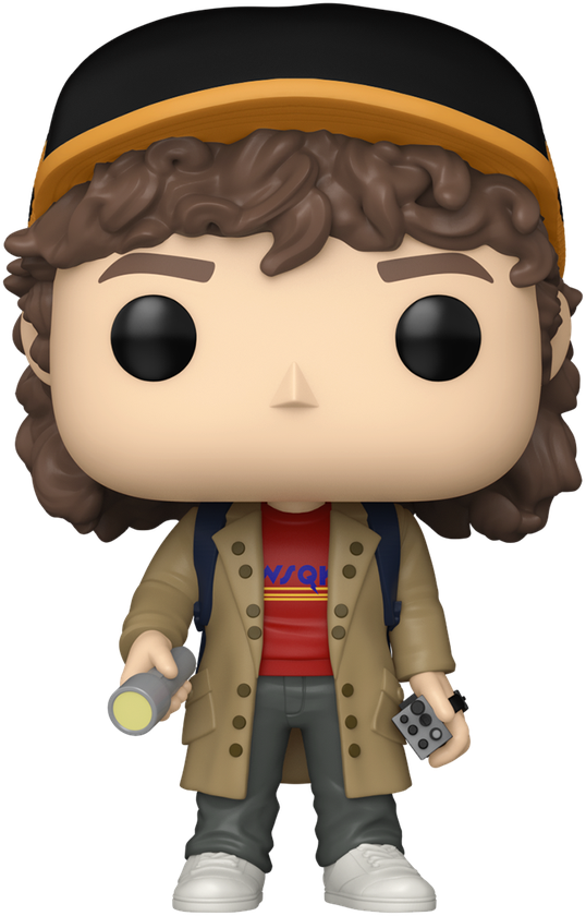 Stranger Things - Dustin Henderson (con Torch) Vinilo Pop! Exclusivo para EE. UU. [RS]