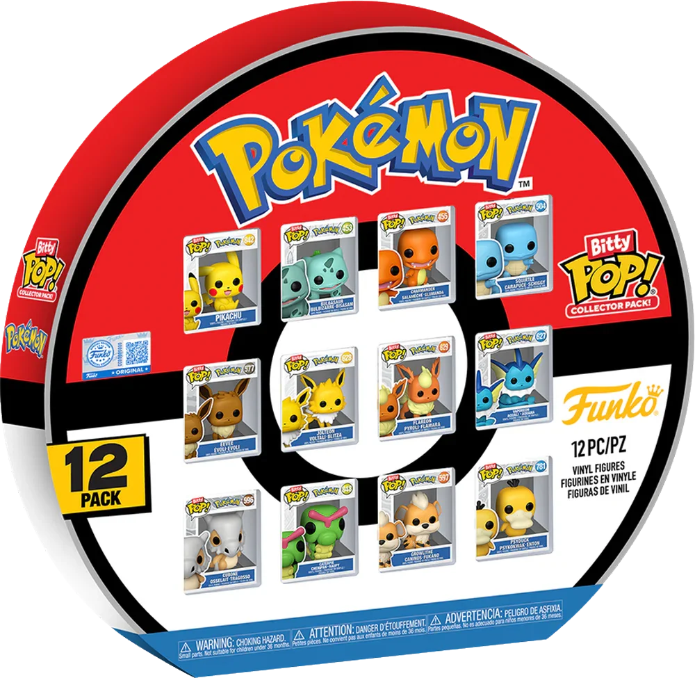 Pokemon - Pokeball Bitty Pop! 12-Pack