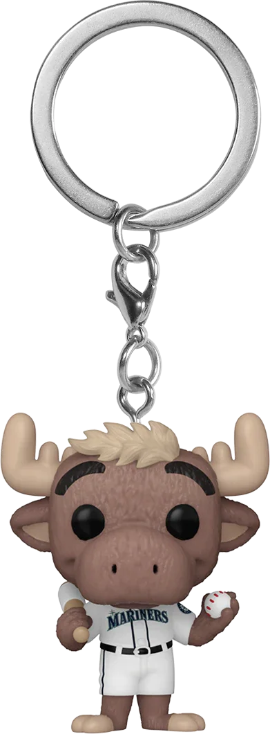 FUN89130 MLB: Mascots - Seattle Mariner Moose Pop! Vinyl Keychain - Funko - Titan Pop Culture