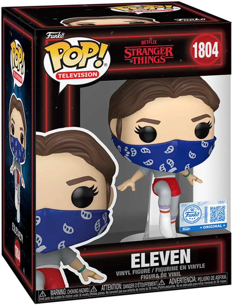 Stranger Things - Once con bandana (flotante) Vinilo Pop! exclusivo para EE. UU. [RS]