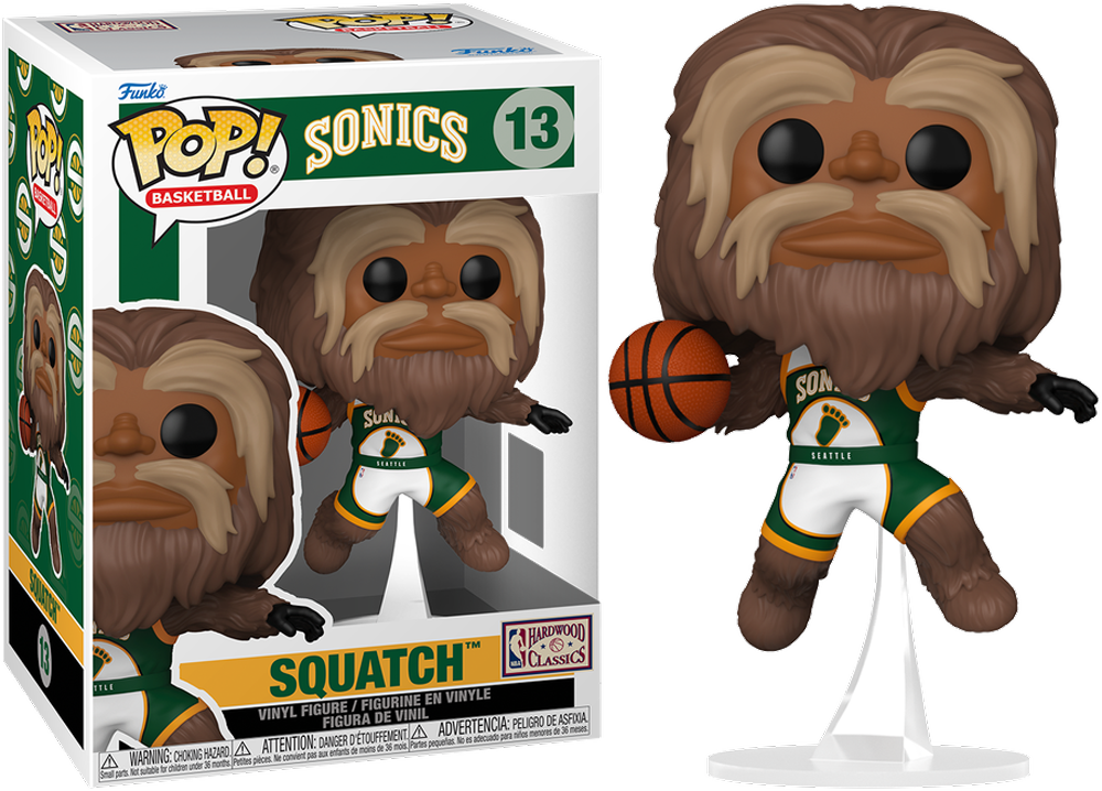 NBA: Mascots - Seattle Sasquatch Pop! Vinyl
