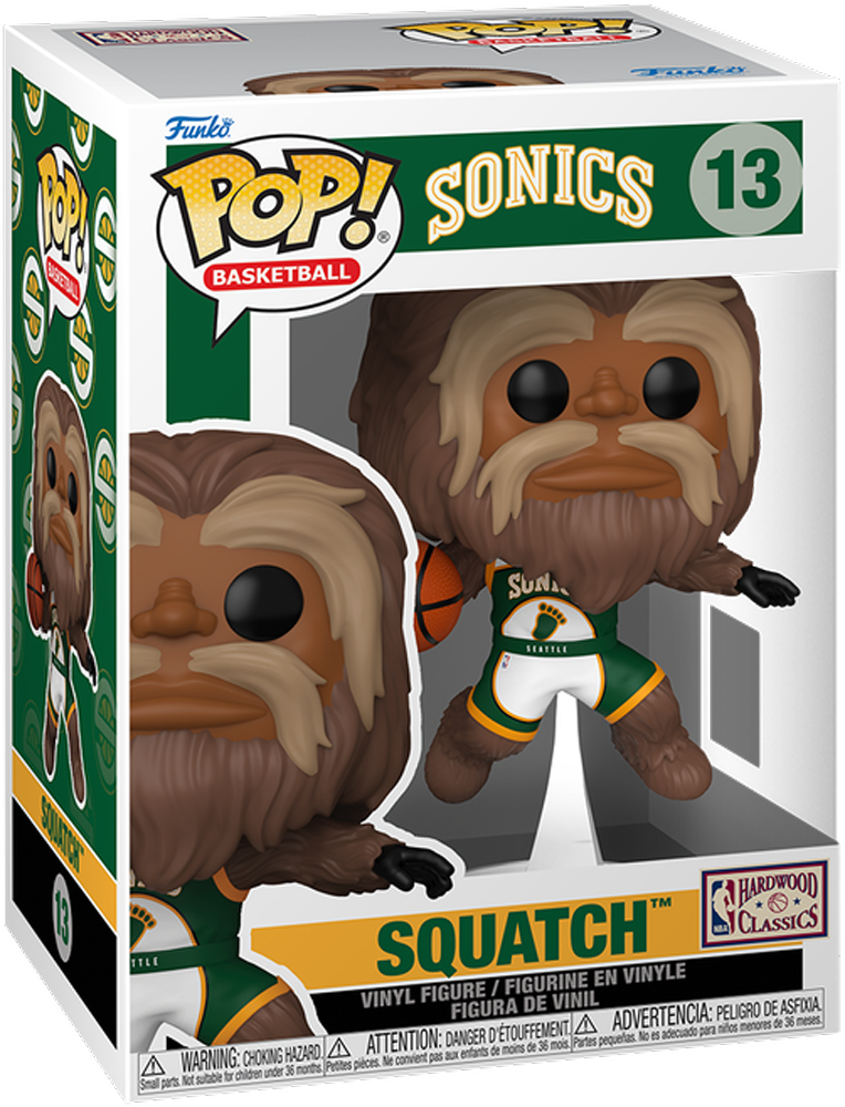 NBA: Mascots - Seattle Sasquatch Pop! Vinyl