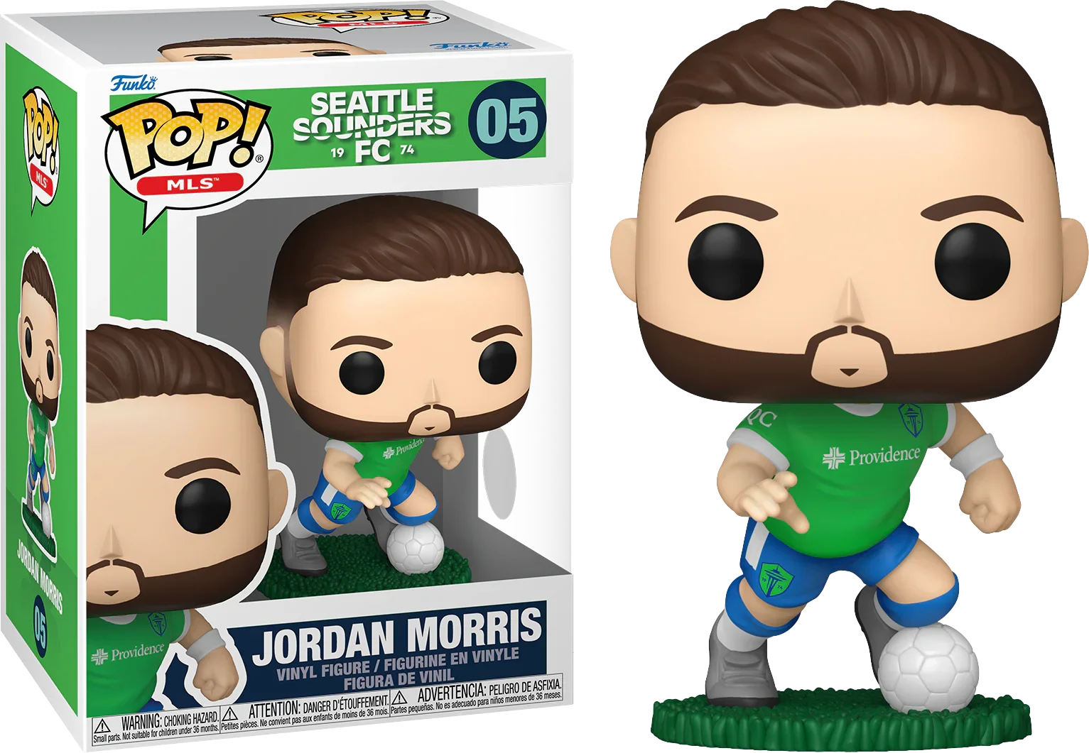 FUN89157 MLS: Sounders - Jordan Morris Pop! Vinyl - Funko - Titan Pop Culture