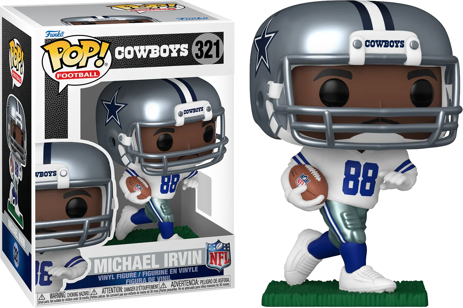 FUN89334 NFL Legends - Michael Irvin (Cowboys) Pop! Vinyl - Funko - Titan Pop Culture
