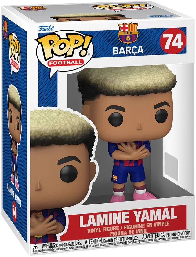 Fútbol: Barcelona - Lámina Yamal Pop! Vinilo