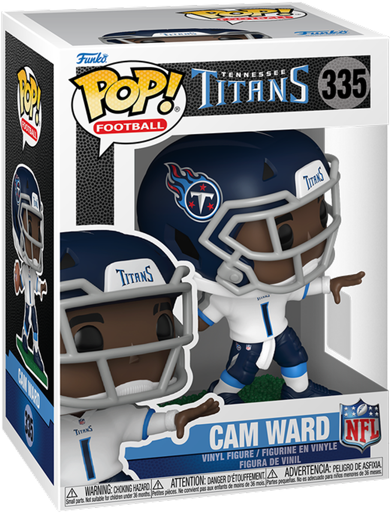 Vinilo Pop! de Cam Ward de los Titanes de la NFL