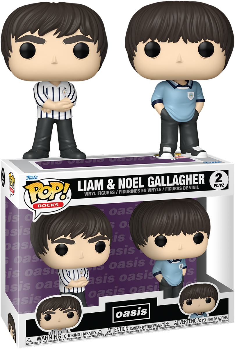 Oasis - Liam & Noel Gallagher Pop! Vinyl 2 Pack