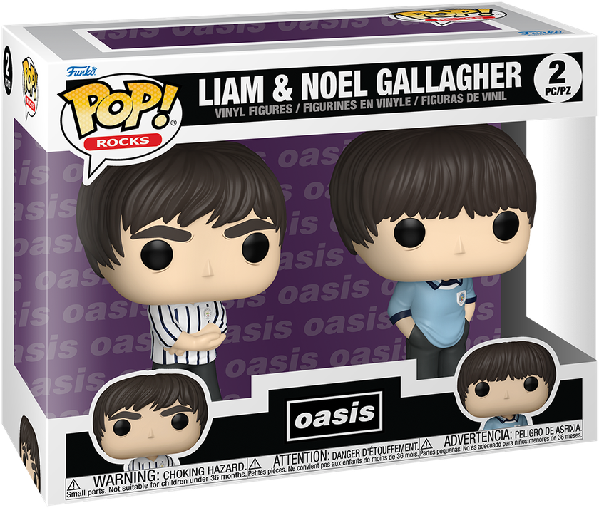 Oasis - Liam & Noel Gallagher Pop! Vinyl 2 Pack