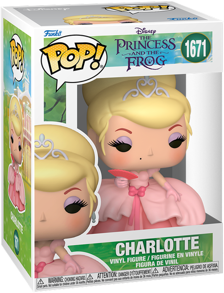 The Princess and The Frog - Charlotte Pop! Vinyl - Chase Bundle