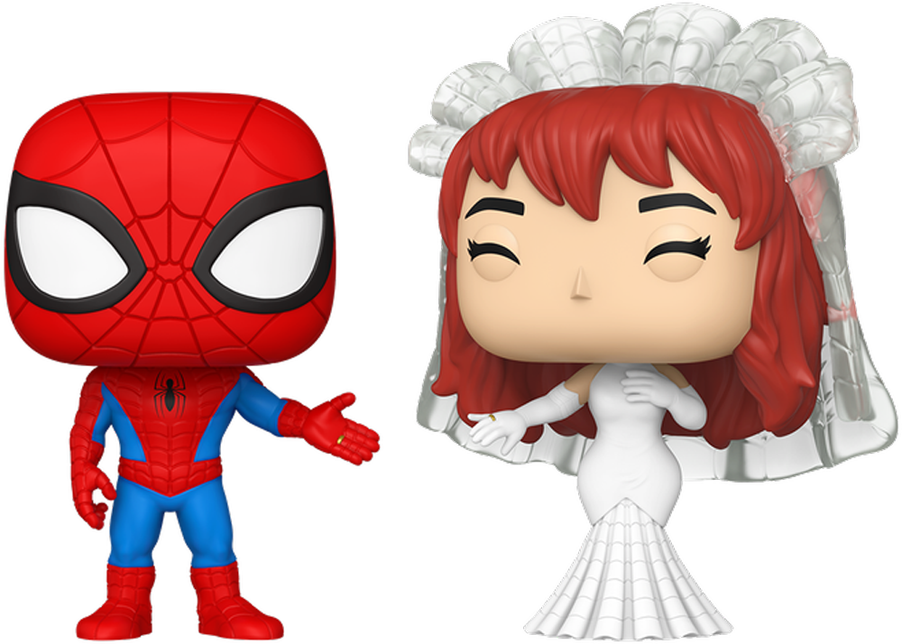 Marvel Comics - Spider-Man & MJ Pop! Vinyl 2-Pack