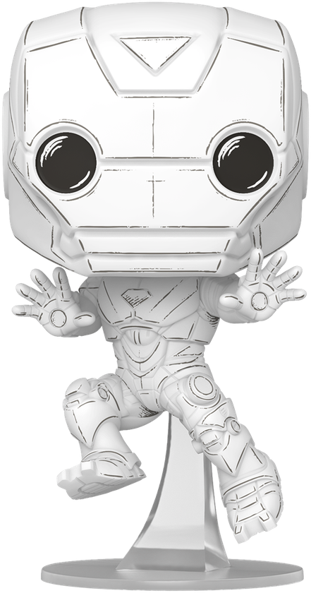 Marvel: Sketched - Iron Man Pop! Vinyl