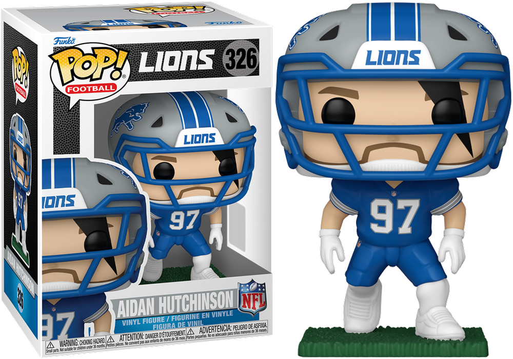 NFL: Lions - Aidan Hutchinsons (Home) Pop! Vinyl