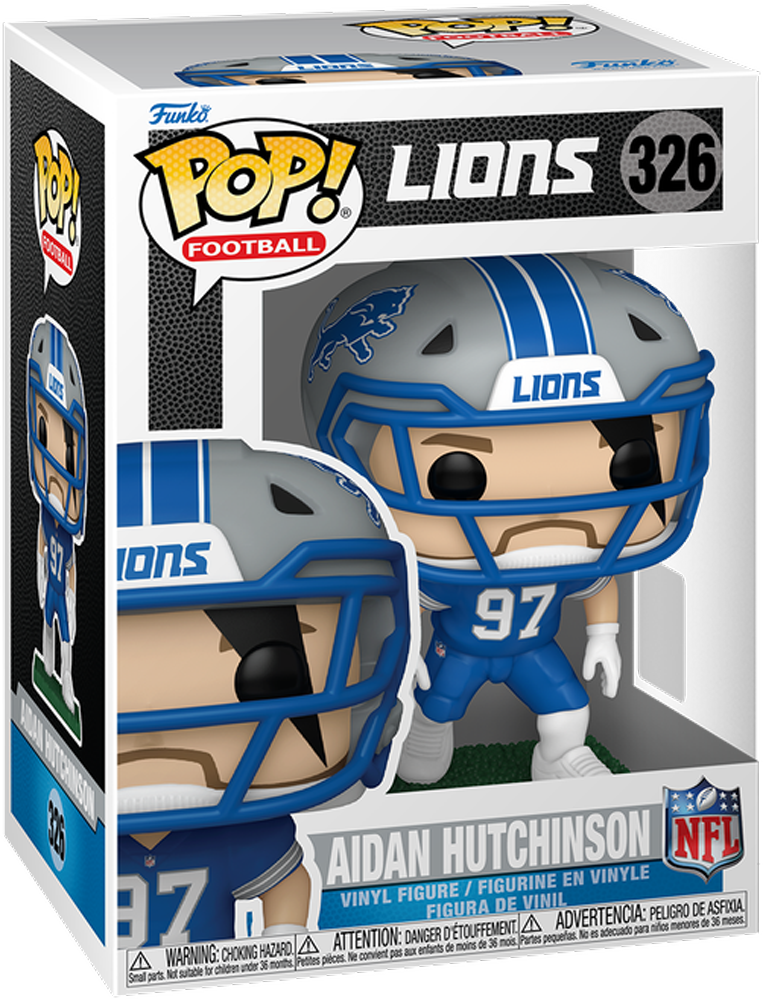 NFL: Lions - Aidan Hutchinsons (Local) Pop! Vinyl