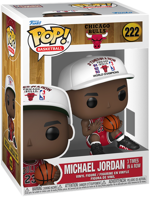 NBA: Bulls - Michael Jordan (3 en raya) ¡Pop! Vinilo