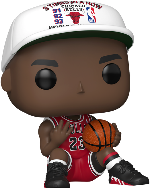 NBA: Bulls - Michael Jordan (3 in a Row) Pop! Vinyl