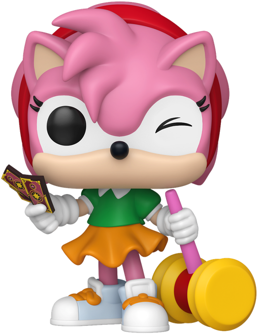 Sonic the Hedgehog - Amy with Piko Hammer Pop! Vinyl - Chase Bundle