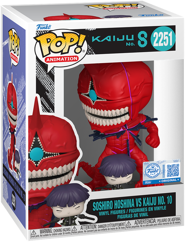 Kaiju No.8 - Soshiro Hoshina Vs Kaiju No.10 US Exclusive Pop! Vinyl [RS]