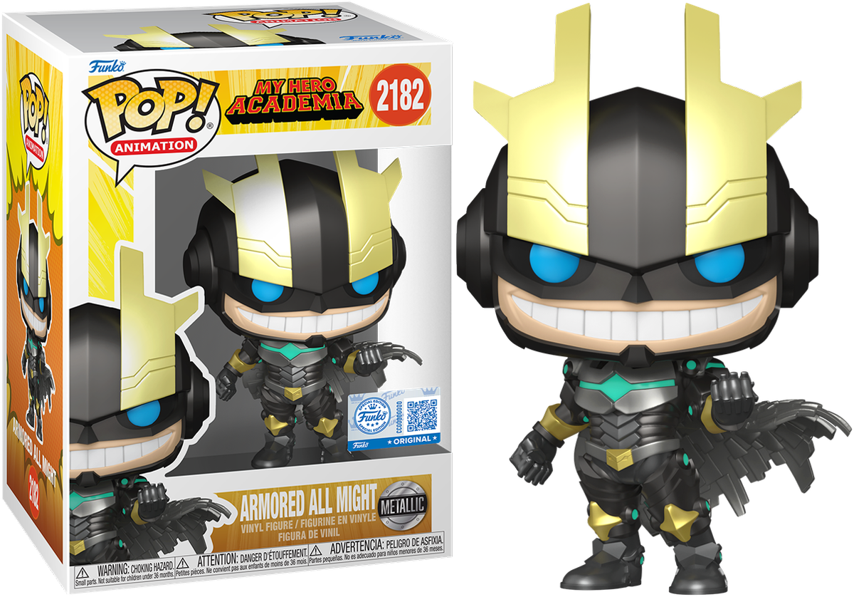 My Hero Academia - Armoured All Might US Exclusive Metallic Pop! Vinyl [RS]