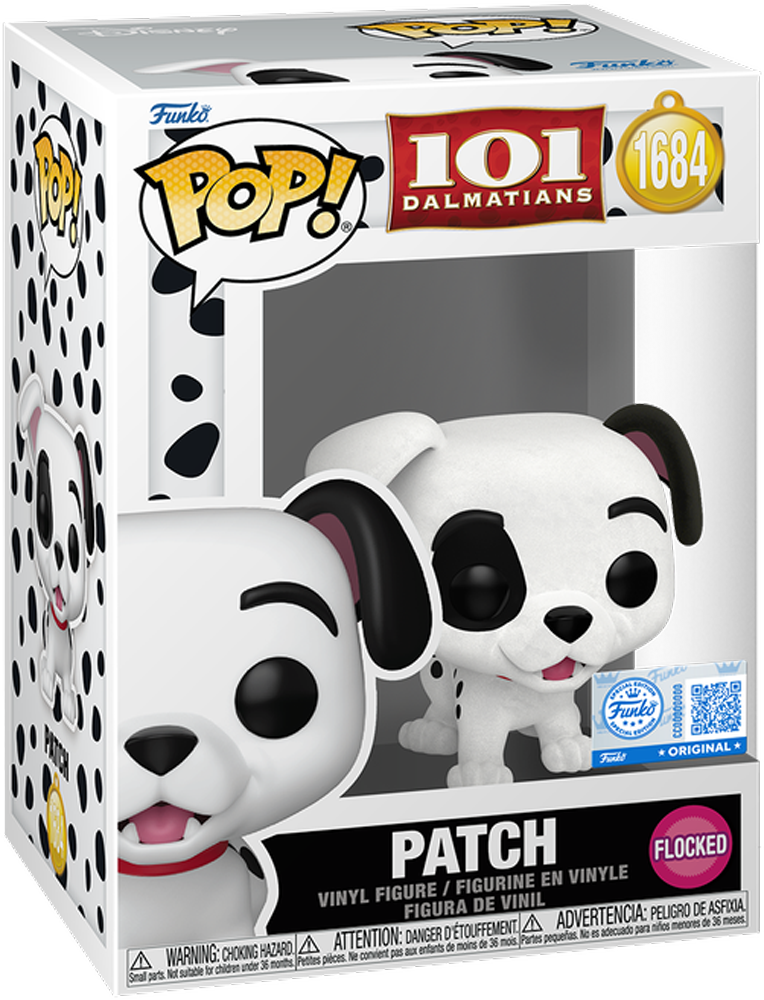 101 Dalmatians (1961) - Patch US Exclusive Flocked Pop! Vinyl [RS]