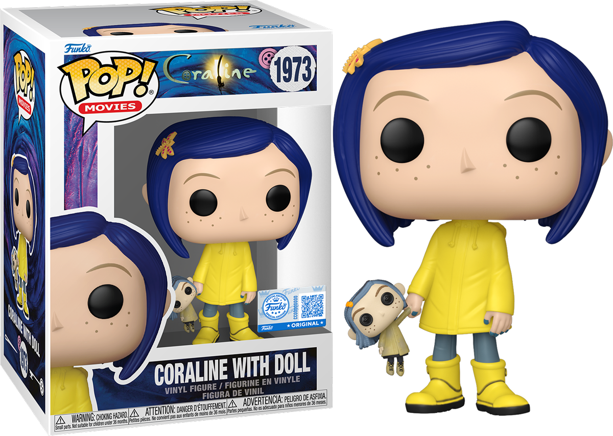 Coraline - Coraline con muñeca, vinilo pop exclusivo para EE. UU. [RS]