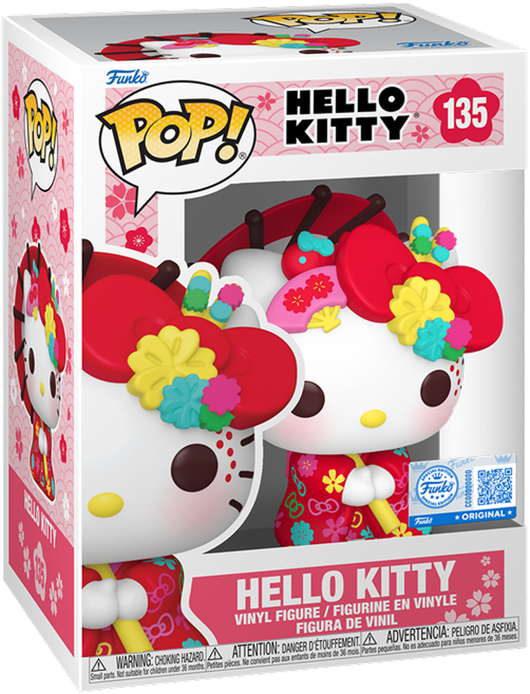 Hello Kitty - Hello Kitty (Kimono) Vinilo Pop! Exclusivo de EE. UU. [RS]