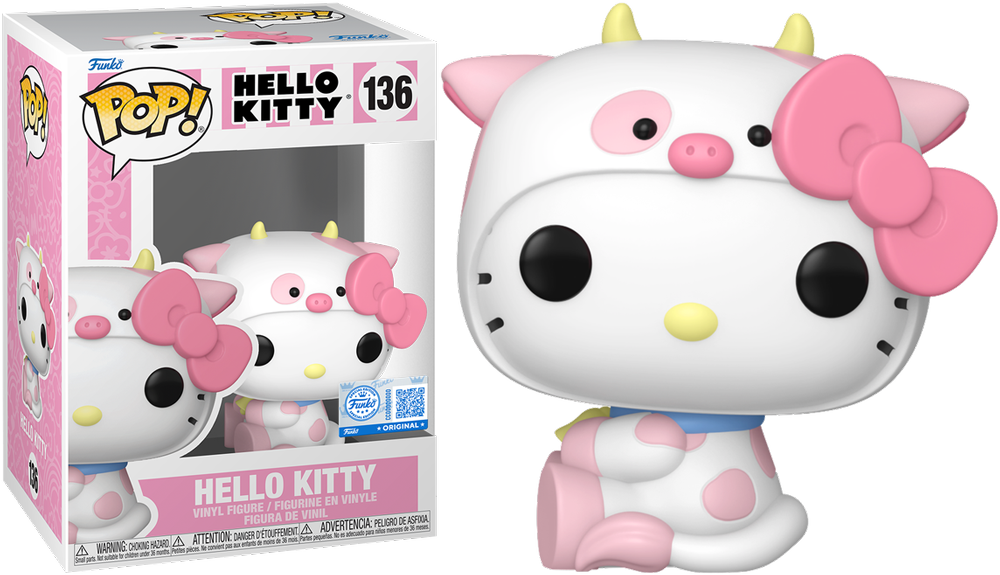 Hello Kitty - Hello Kitty (Cow Cosplay) US Exclusive Pop! Vinyl [RS]