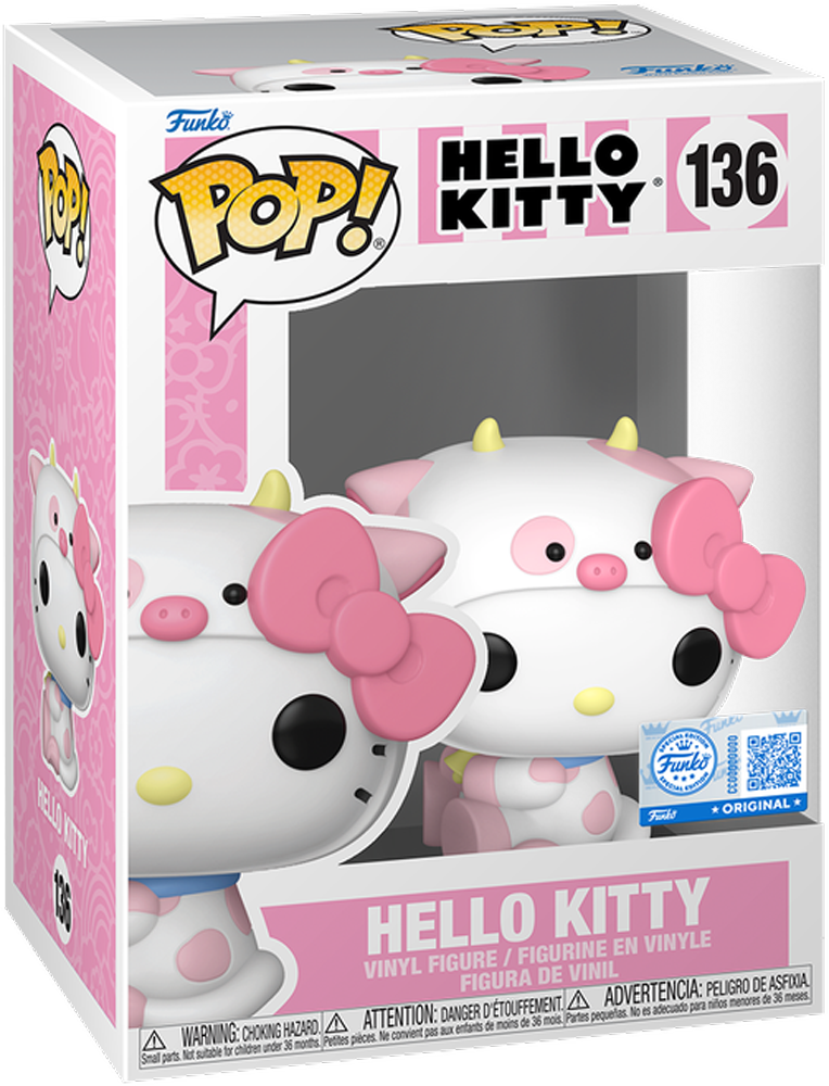 Hello Kitty - Hello Kitty (Cow Cosplay) US Exclusive Pop! Vinyl [RS]