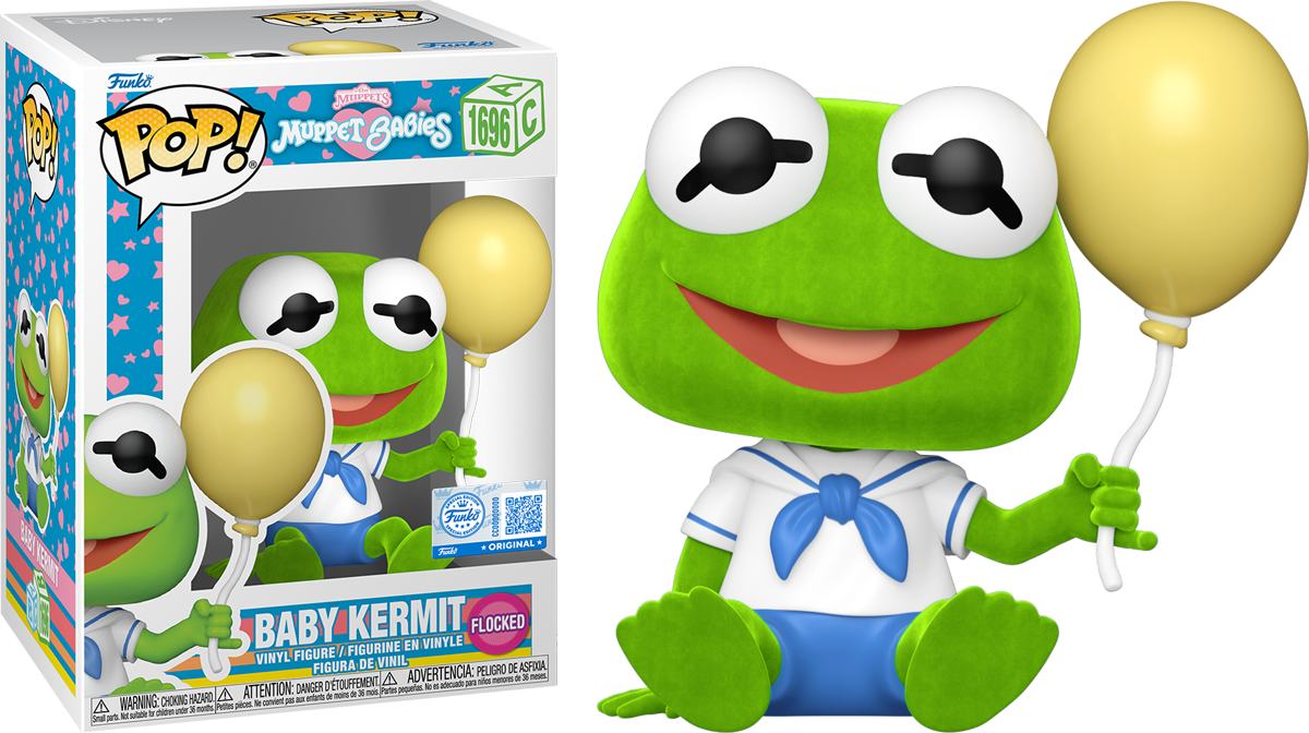Muppets - Baby Kermit US Exclusive Flocked Pop! Vinyl [RS]