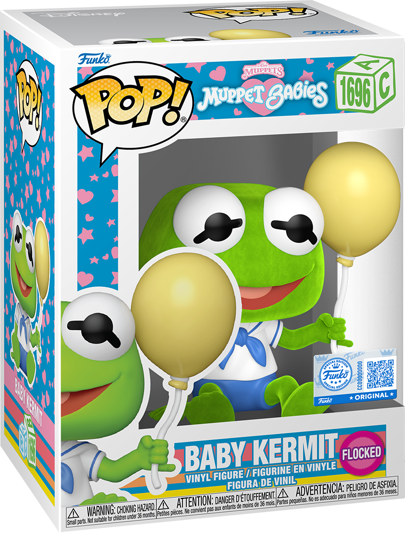 Muppets - Bebé Kermit, vinilo flocado exclusivo para EE. UU. [RS]