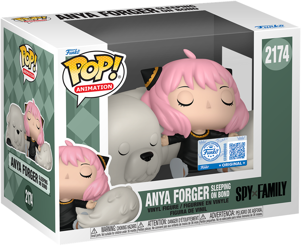 Spy x Family - Anya Sleeping on Bond US Exclusive Pop! Premium [RS]