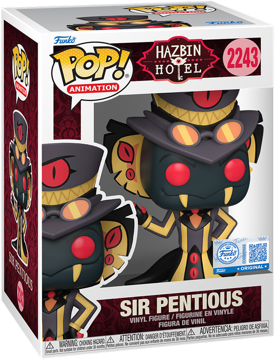 Hazbin Hotel - Sir Pentious US Exclusive Pop! Vinyl - Chase Bundle [RS]