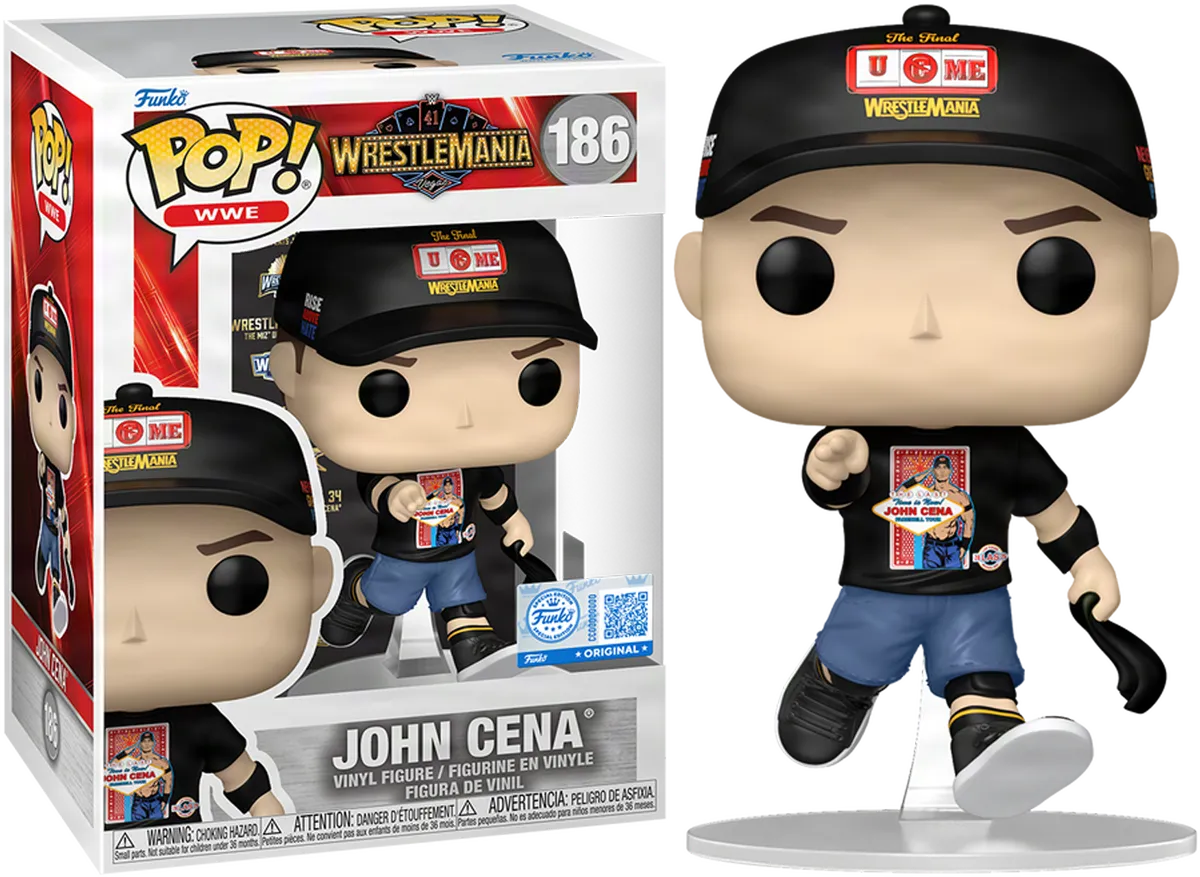 FUN92311 WWE - John Cena (WrestleMania 41) Pop! Vinyl [RS] - Funko - Titan Pop Culture