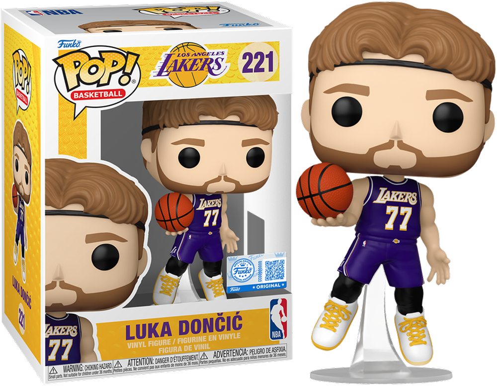 NBA: Lakers - Luka Doncic (Purple Jersey) US Exclusive Pop! Vinyl [RS]