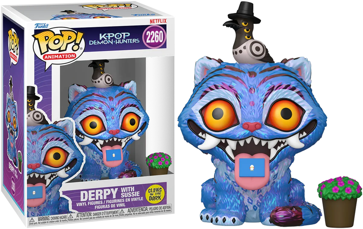 K-Pop Demon Hunters - Derpy with Sussie Glow-in-the-Dark Pop! Vinyl