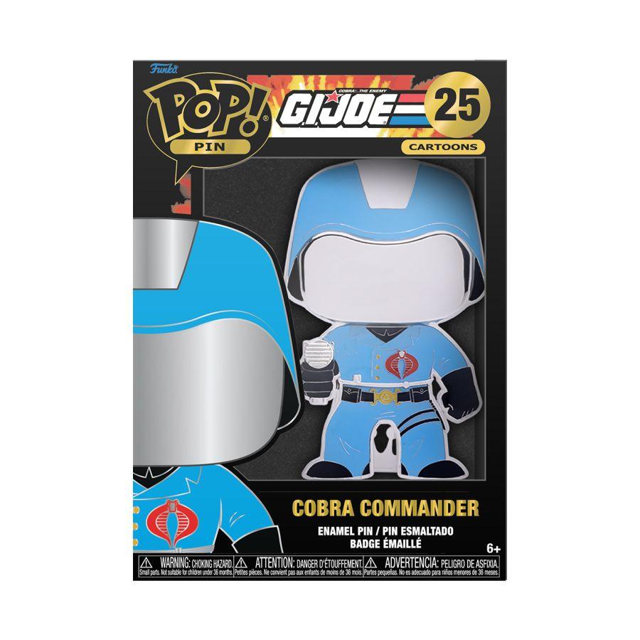 FUNGIJPP0002 G.I. Joe - Cobra Commander 4" Pop! Enamel Pin - Funko - Titan Pop Culture