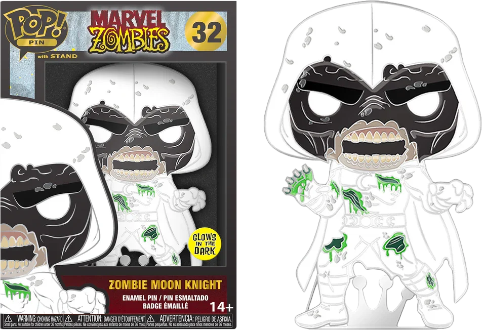 Marvel Comics - Zombie Moon Knight 4" Pop! Pin