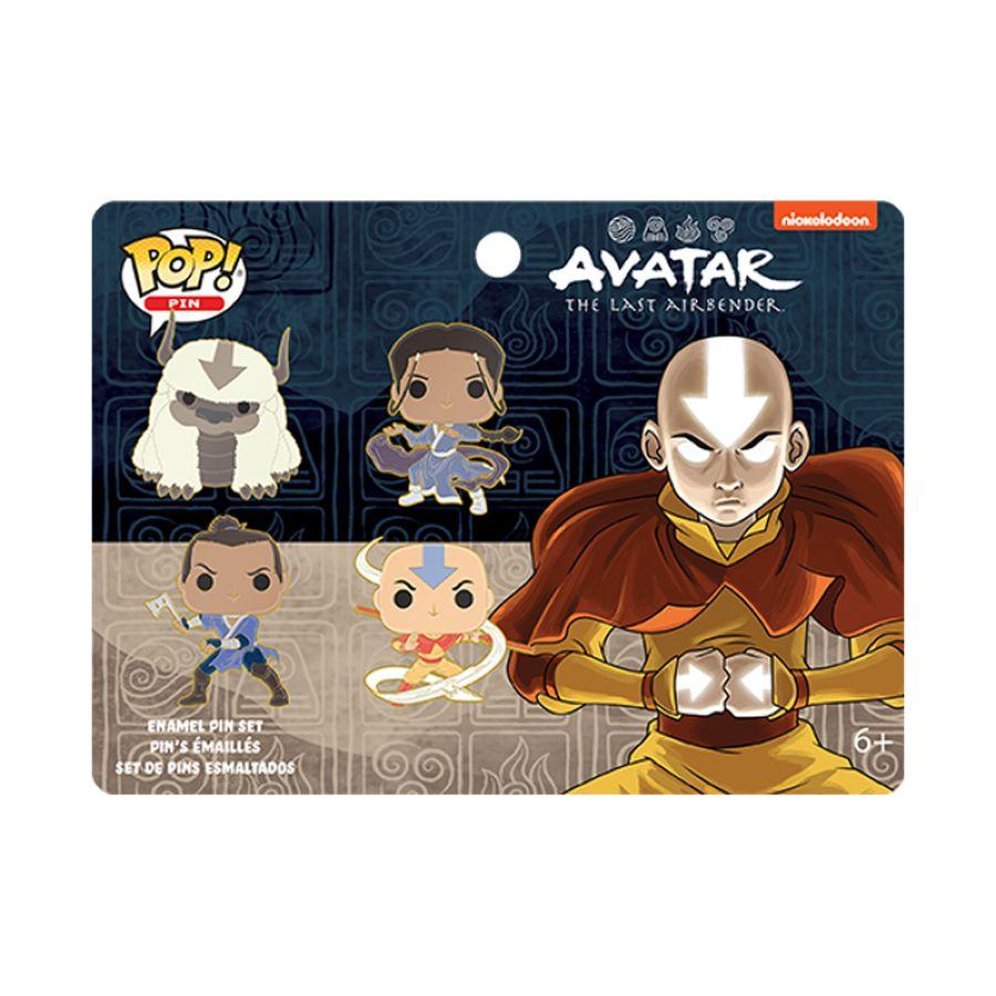 FUNNICPN0027 Avatar the Last Airbender - Characters 4-Pack Pin Set - Funko - Titan Pop Culture