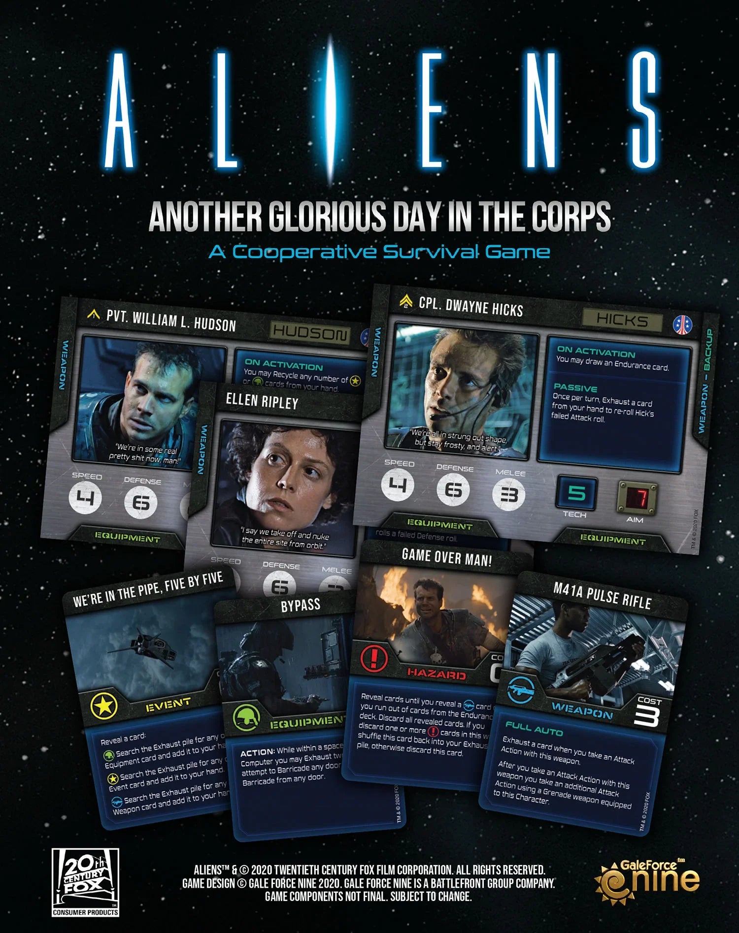 Aliens - Another Glorious Day Board Game