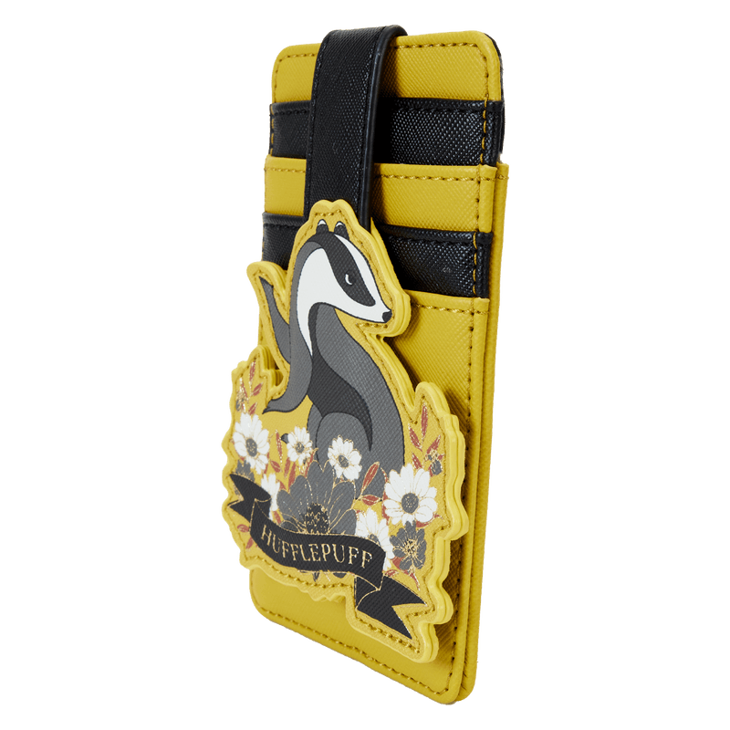 LOUHPWA0170 Harry Potter - Hufflepuff House Floral Tattoo Cardholder - Loungefly - Titan Pop Culture