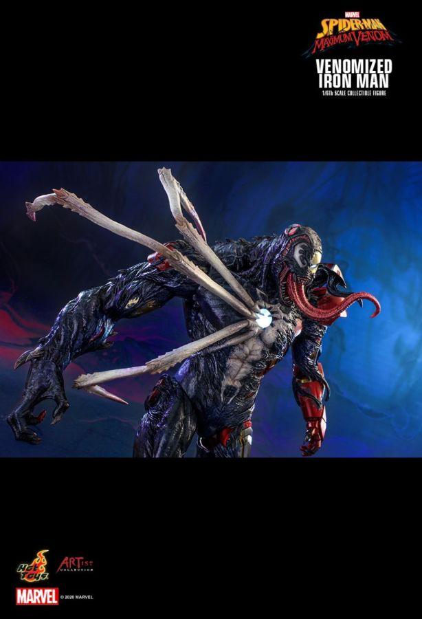 HOTAC04 Spider-Man Maximum Venom - Venomized Iron Man 1:6 Scale 12" Action Figure - Hot Toys - Titan Pop Culture