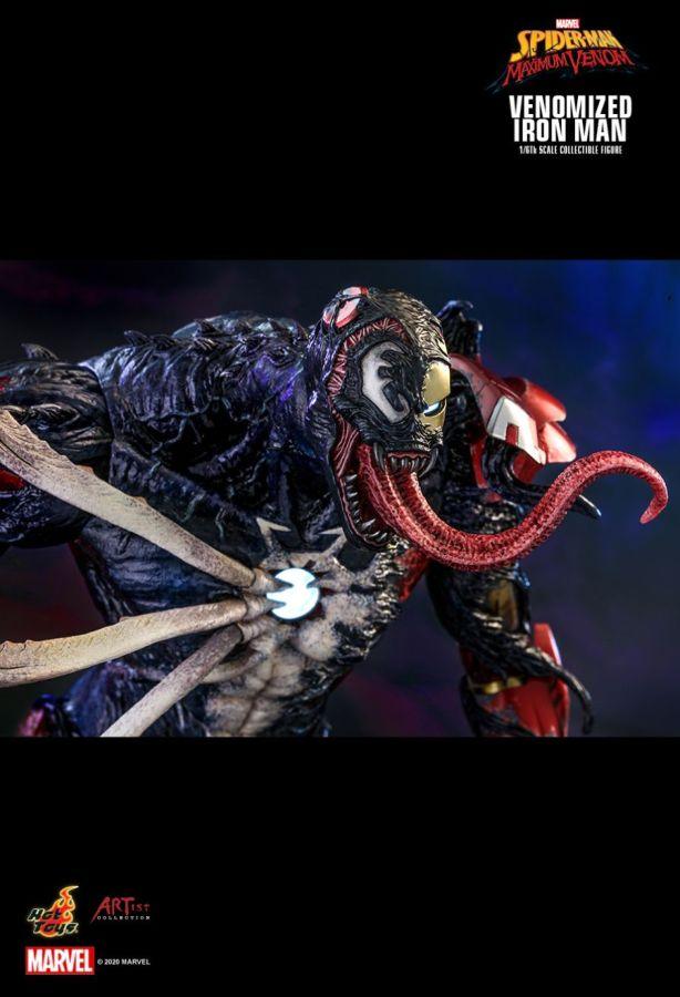 HOTAC04 Spider-Man Maximum Venom - Venomized Iron Man 1:6 Scale 12" Action Figure - Hot Toys - Titan Pop Culture