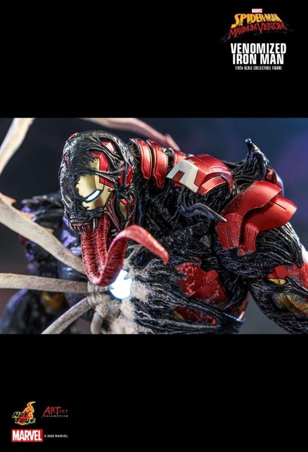 HOTAC04 Spider-Man Maximum Venom - Venomized Iron Man 1:6 Scale 12" Action Figure - Hot Toys - Titan Pop Culture