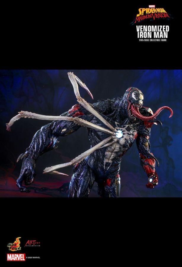 HOTAC04 Spider-Man Maximum Venom - Venomized Iron Man 1:6 Scale 12" Action Figure - Hot Toys - Titan Pop Culture