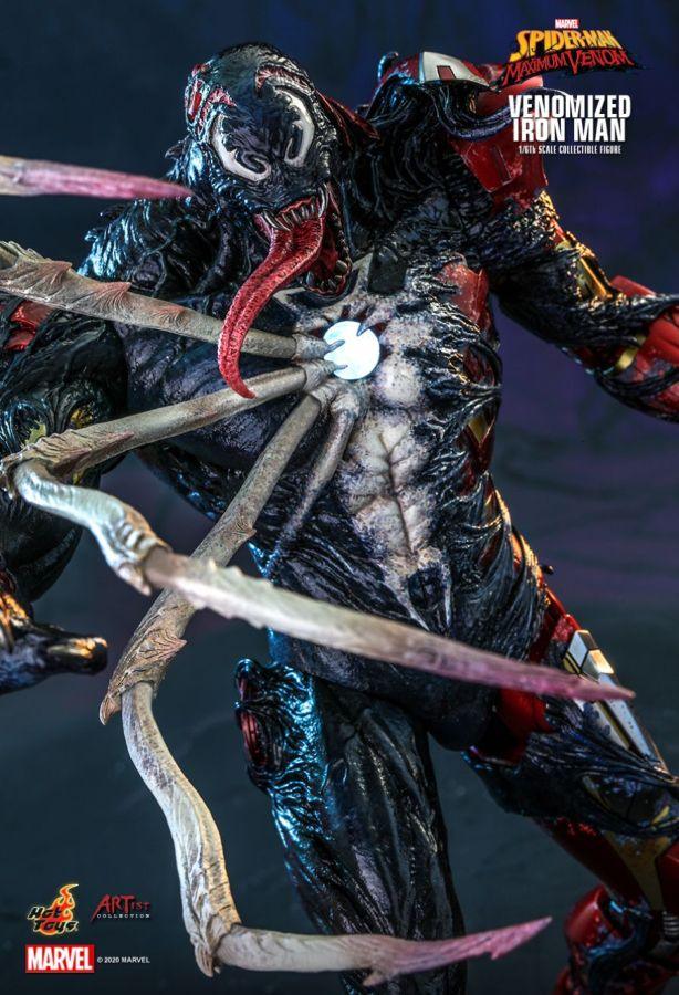 HOTAC04 Spider-Man Maximum Venom - Venomized Iron Man 1:6 Scale 12" Action Figure - Hot Toys - Titan Pop Culture