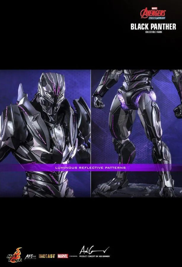 HOTAC05D55 Avengers: Mech Strike - Black Panther Diecast 1:6 Scale Action Figure - Hot Toys - Titan Pop Culture