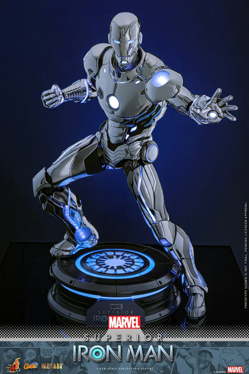 Iron Man - Figura de acción coleccionable de Iron Man superior a escala 1:6.