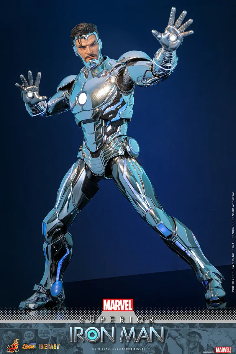 Iron Man - Figura de acción coleccionable de Iron Man superior a escala 1:6.